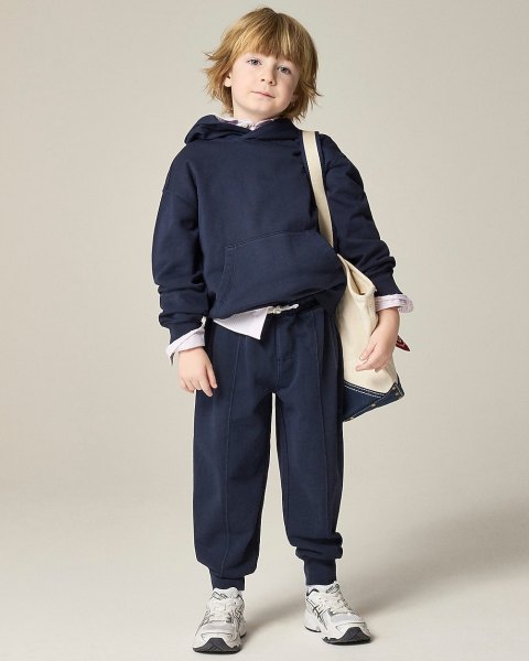 KID by Crewcuts garment-dyed slim-slouchy jogger pant