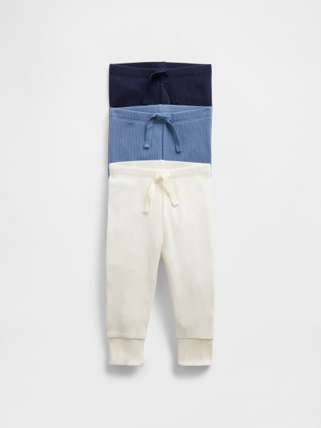 Baby First Favorites TinyRib Pants (3-Pack)