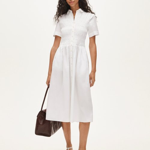 Jules ruffle-collar shirt in cotton poplin