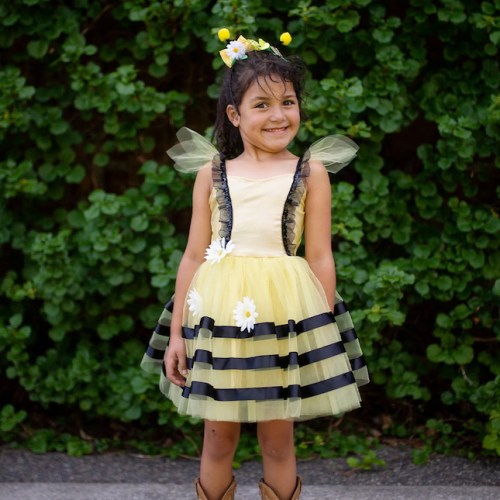Bumble Bee Dress & Headband – Size 3-4 – Pretend Play & Imaginative Play for Babies – Fat Brain Toys
