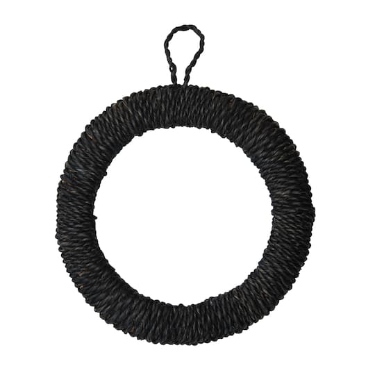 Hello Honey Unique Round Hand-Woven Abaca Rope Trivet with Hanger | 7 x 0.5 x 7 | Michaels