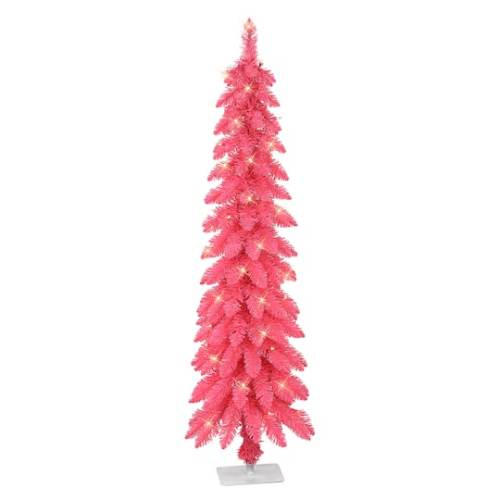 2Ft Pre-Lit Artificial Christmas Tree in Burlap Sack, Warm White LED Lights By Puleo International in Green | 2 ft | Michaels