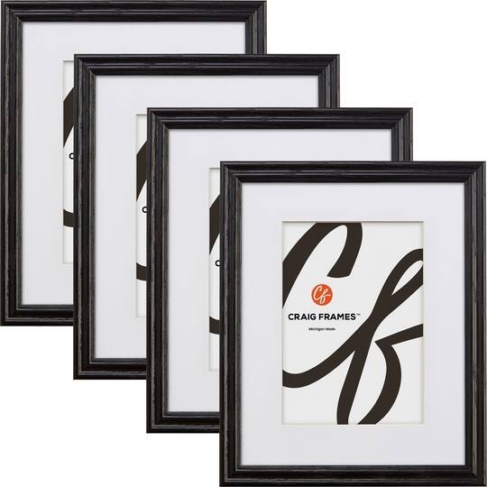 Craig Frames Wiltshire 200 Ebony Picture Frame with Mat | x x mat | Michaels