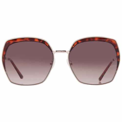 Guess Factory Silver Mirror Round Ladies Sunglasses GF0305 56U 51