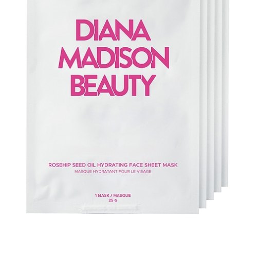 Diana Madison Beauty Rosehip Seed Oil Hydrating Face Sheet Mask 5 Pack in Beauty: NA.