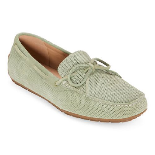 Stafford Mens Bosa Suede Loafers, Medium, Blue