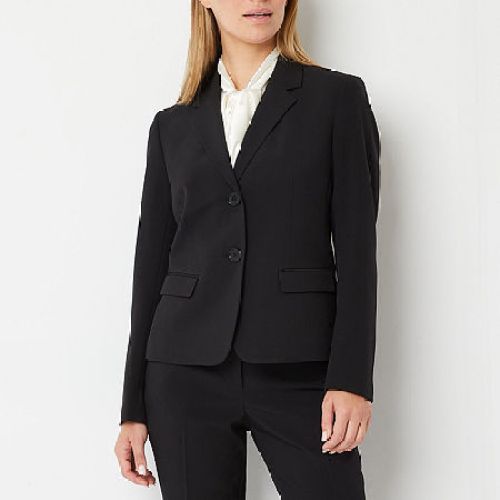 Black Label by Evan-Picone Womens Classic Fit Suit Jacket
