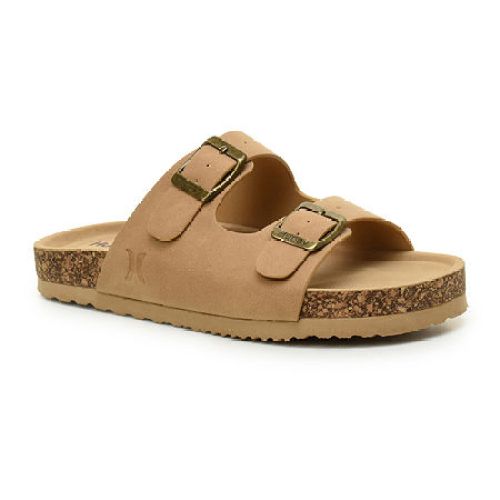Hurley Jameer Little Kid Unisex Footbed Sandals, 11 Medium, Brown