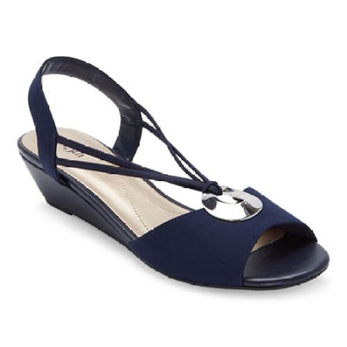 east 5th Womens Reno Wedge Sandals, 11 Medium, Blue