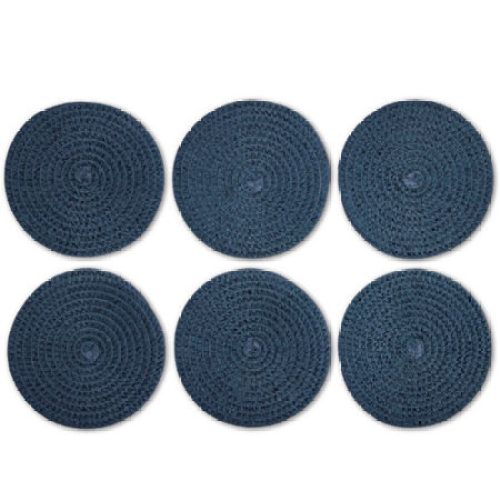 Homewear Mercer Chenille 6-pc. Placemat, One Size, Blue