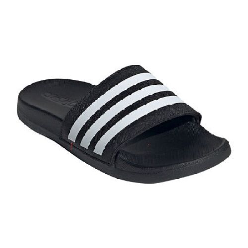 adidas Little & Big Kid Unisex Adilette Comfort Slide Sandals, 11, Black