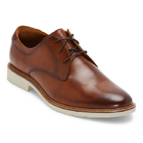 Florsheim Highpoint Plain Toe Mens Round Closed Toe Oxford Shoes, Medium
