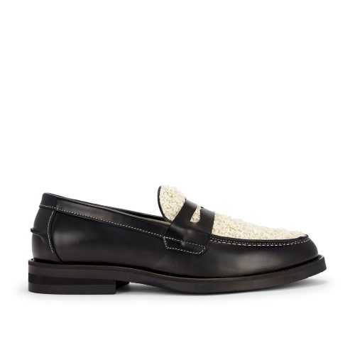 Duke Dexter Wilde Penny Loafer in Black