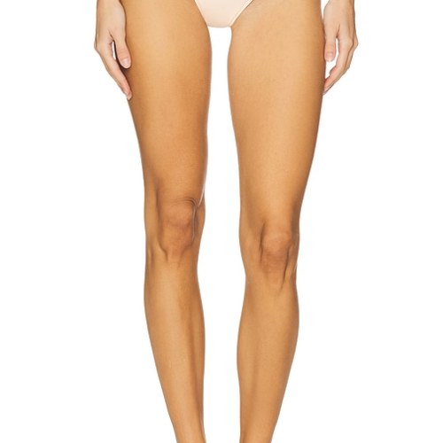 eberjey Pima Stretch Cotton Thong in Beige