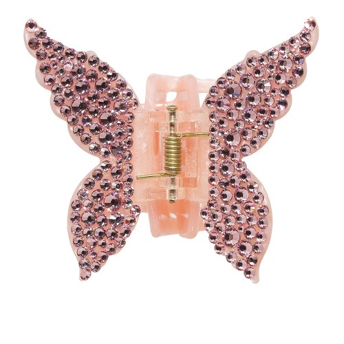 Emi Jay for FWRD Crystal Papillon Clip in Pink