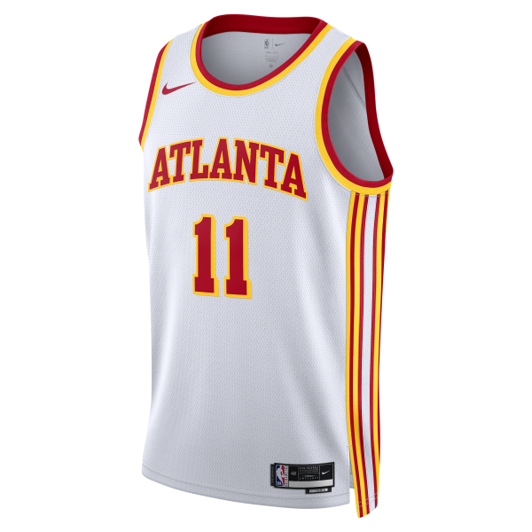 Atlanta Hawks Association Edition 2022/23 Nike Mens Dri-FIT NBA Swingman Jersey in White | DN2068-100