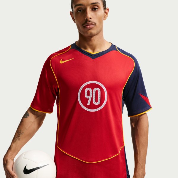 Nike Mens Total 90 Dri-FIT Soccer Jersey in Red | IB4208-687