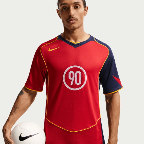 Nike Mens Total 90 Dri-FIT Soccer Jersey in Red | IB4208-687
