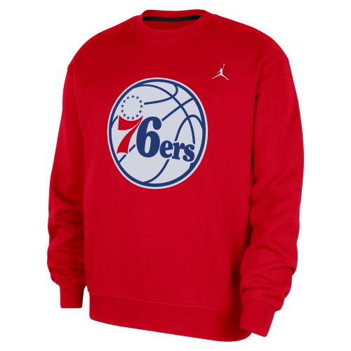 Philadelphia 76ers Nike Mens Dri-FIT NBA 1/4-Zip Long-Sleeve Top in Black | HM7564-010