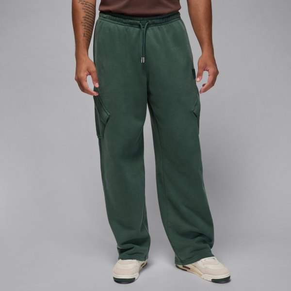 Mens Jordan Flight Fleece Pants in Green