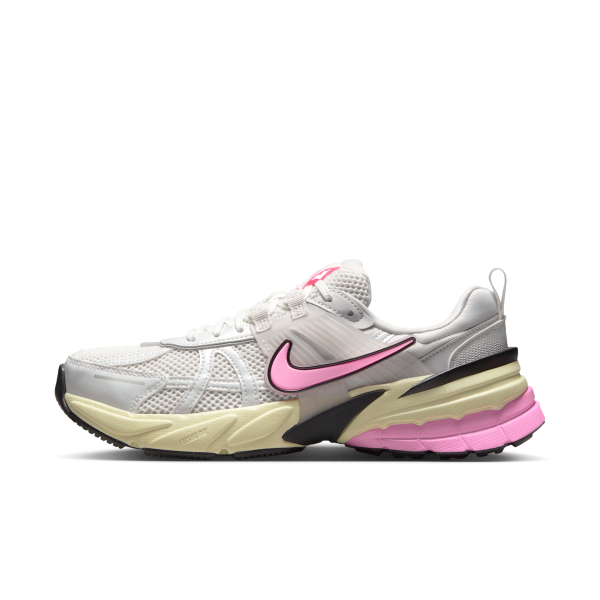 Nike Womens V2K Run Shoes with Reflective Accents in White | FD0736-114