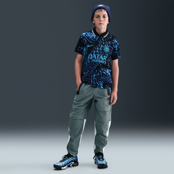 Nike Tech Big Kids (Boys) Woven Pants in Grey | HQ8921-084
