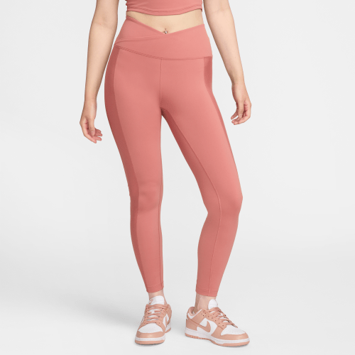 Nike Womens Fast Mid-Rise 7/8 Running Leggings with Pockets in Purple | FV6682-518