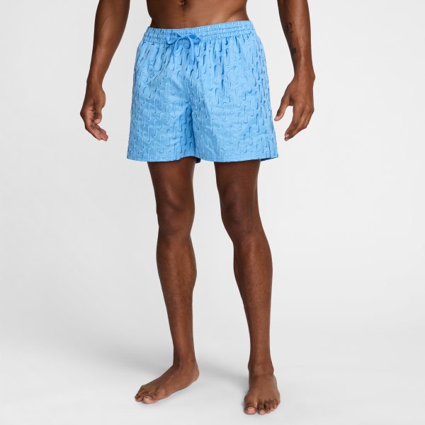 Nike Mens Swim Breaker Swoosh logo Link 5 Fully Lined Volley Shorts