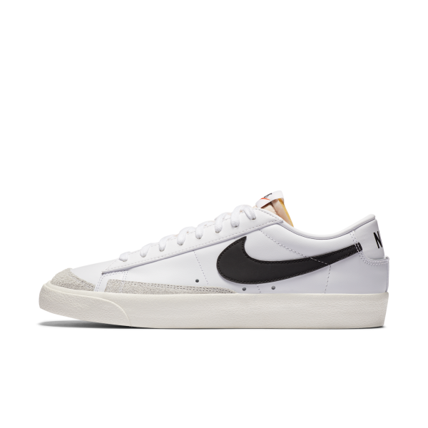 Nike Mens Blazer Low 77 Vintage Shoes in White | DA6364-101