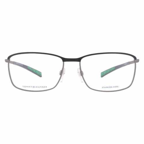 Tommy Hilfiger Demo Rectangular Mens Eyeglasses TH 1991 0003 58
