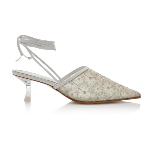Reike Nen Exclusive Riviera Bit Convertible Floral-Mesh Mules – Moda Operandi