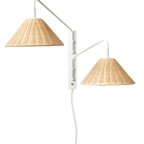 Flynn Double Plug-in Sconce
