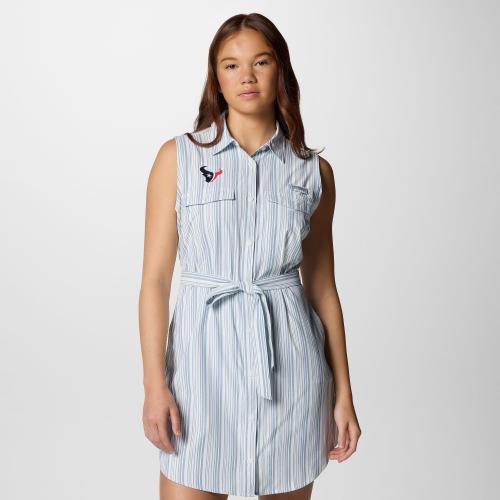 Columbia Womens PFG Sun Drifter Woven Dress II Houston Texans