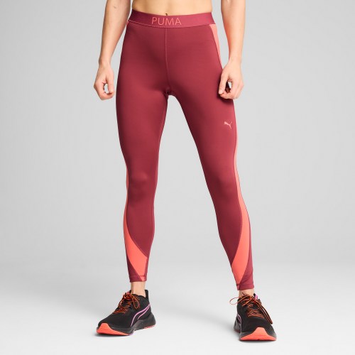 PUMA Womens Leggings in Red, Size S