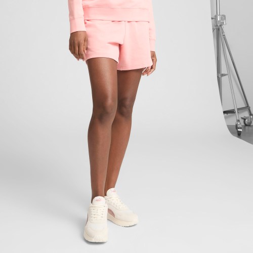 PUMA Elevated Essentials Womens 5 Mid-Rise Shorts