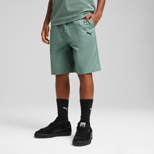 PUMA BMW M Motorsport Big Kids Sweat Shorts in Black