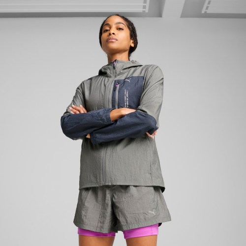 PUMA SEASONS windCELL Mens Jacket in Grey, Size L