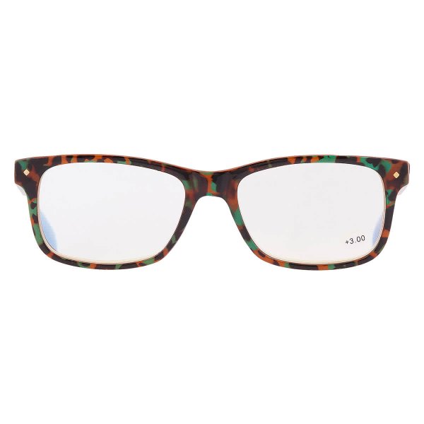 Polaroid Reading Rectangular Unisex Eyeglasses PLD0023R 0C9B 55