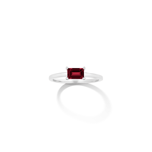 Aurate New York Birthstone Baguette Ring Vermeil Gold, Size 4