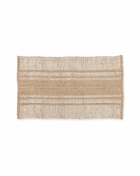 Striped Jute Mat