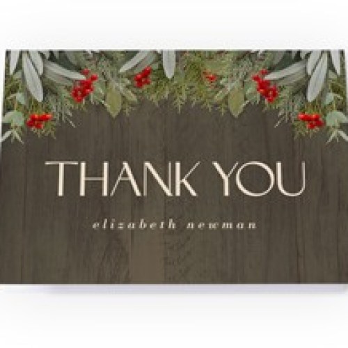 Thank You Cards: | 3×5 | Folded | Folded Smooth Cardstock | Square | Shutterfly