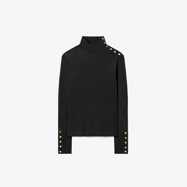 Tory Burch Viscose Jersey Turtleneck