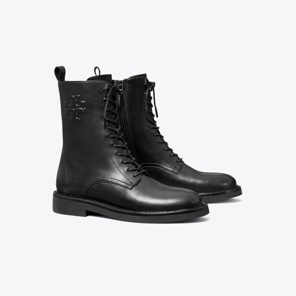 Tory Burch Double T Combat Boot