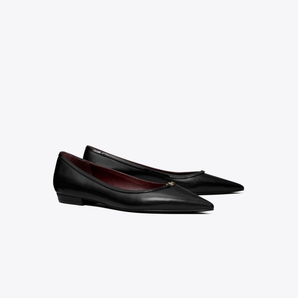 Tory Burch Double T Buckle Flat