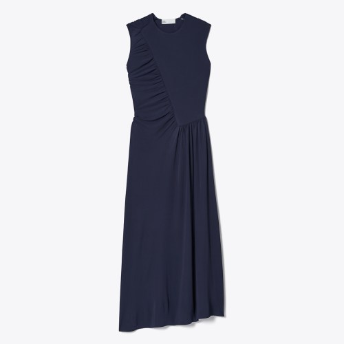 Tory Burch Belted Jersey Skirt