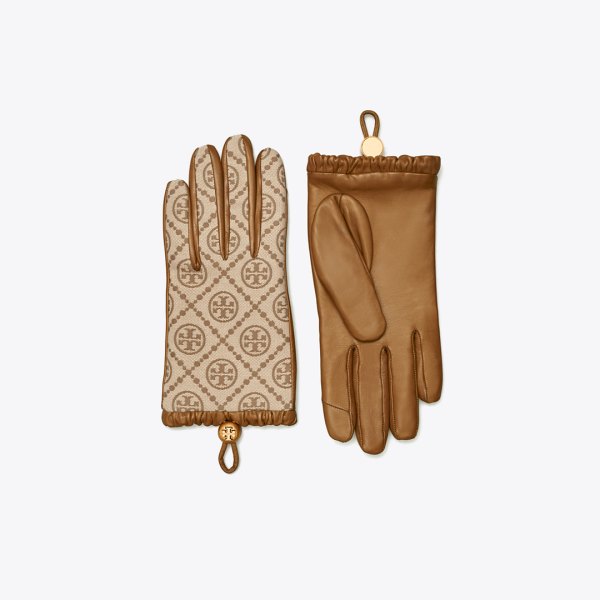 Tory Burch T Monogram Gloves