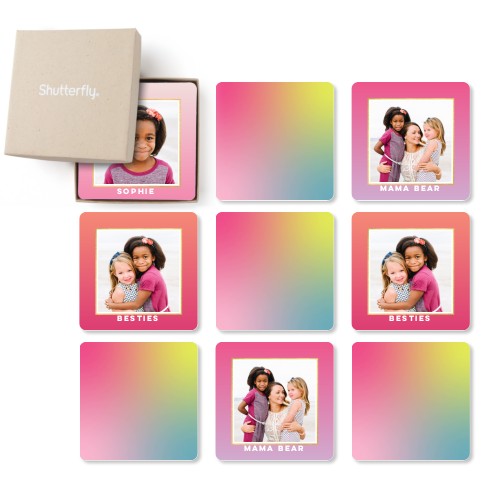 Memory Games: Ombre Colors, Glossy, Pink, bubblegum