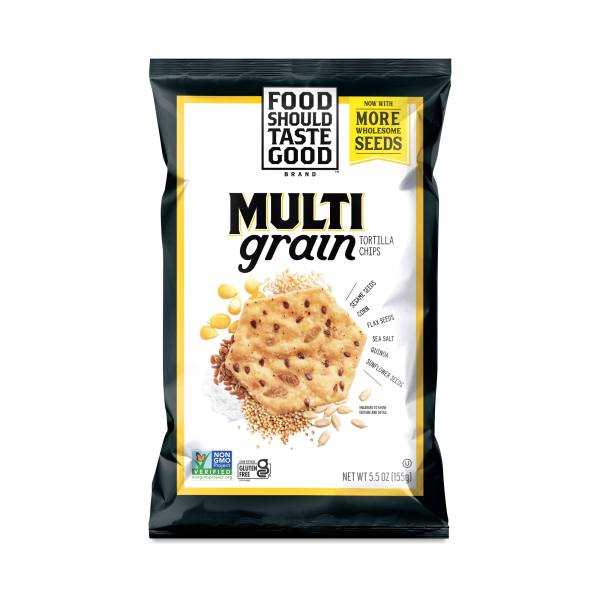 2-Pack Food Should Taste Good Multigrain Tortilla Chips 5.5 oz bag