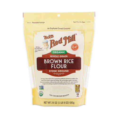 Bobs Red Mill Organic Brown Rice Flour 24 oz pouch