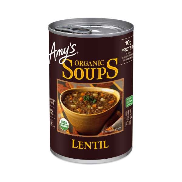 2-Pack Amys Lentil Soup 14.5 oz can
